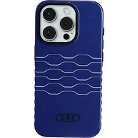 Audi Iml Magsafe Case iPhone 15 Pro 6.1 niebieski navy blue hardcase Au-Imlmip15P-A6 D3-Be Au-Imlmip15P-A6/D3-Be