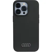 Audi Silicone Case iPhone 13 Pro  6.1 czarny black hardcase Au-Lsrip13P-Q3 D1-Bk Au-Lsrip13P-Q3/D1-Bk