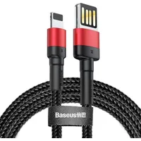 Baseus Cafule Double-Sided Usb Lightning Cable 2,4A 1M BlackRed Calklf-G91