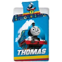 Bērnu kokvilnas gultasveļa 160X200 Thomas 6077 and Friends Train 1520180