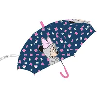 Bērnu lietussargs Mini Mouse, tumši zils, rozā 6755 Minnie meiteņu automāts 5200052