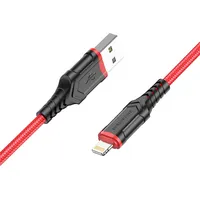 Borofone Cable Bx67 - Usb to Lightning 2,4A 1 metre red Kabav1320