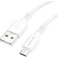 Borofone Cable Bx80 Succeed - Usb to Micro 2,4A 1 metre white Kabav1372