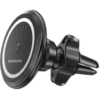 Borofone Car holder Bh45 Mobile magnetic with wireless charging to air vent for Magsafe black Uch000808