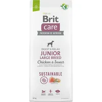 Brit Care Dog Sustainable Junior Large Breed Chicken  Insect - dry dog food 12 kg 100-172180