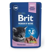 Brit Premium by Nature Kitten White fish - wet cat food 100 g Art1113937