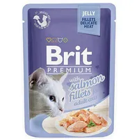 Brit Premium Salmon Fillets in Jelly - wet cat food 85G Art1113743