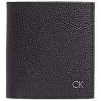 Calvin Klein Mens wallet Ck Pebble Trifold 6Cc Coin K50K508739