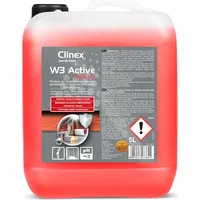 Clinex Vannas istabas un tualetes tīrīšanas līdzeklis noņem rūsu, katlakmens, ziepju putas, W3 Active Shield 5L 77-709