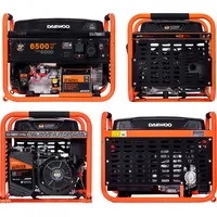 Daewoo Gda 7500Dpe engine-generator 6000 W 30 L Petrol Orange, Black Gda7500Dfe