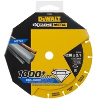 Dewalt-Akcesoria dimanta disks tērauda griešanai, 230/22.23/2.1Mm, Extreme Metal sērija, Dewalt Dt40255-Qz