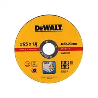 Dewalt-Akcesoria nerūsējošā tērauda griešanas disks 125X22,23X1,0Mm Dewalt Dt3507-Qz