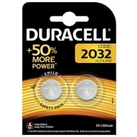 Duracell Dl2032 3V Lithium 2Pack 5000394203921