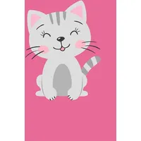 Dvielis bērnudārzam 30X50 Kitty Animals 002 rozā kaķis 4993 pelēks kaķēns kokvilnas bērnu 2301268