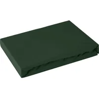 Džersija palags ar gumiju 90X200, tumši zaļš, augstajam matracim 25 cm, 125 g/m2 373383