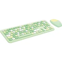 Forever keyboard  mouse Candy green Gsm114184