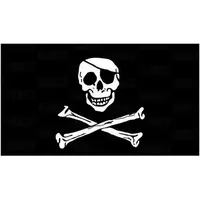 Fostex - Karogs 90X150Cm Pirātu karogs Art2072976