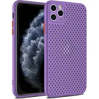 Fusion Breathe Case Silikona Aizsargapvalks Priekš Apple iPhone 7  8 Se 2020 2022 Violets Fsn-Br-Bc-Iph78-Pu