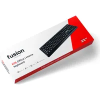 Fusion K05 tastatūra Usb melna Eng  Rus Fusk05Rus