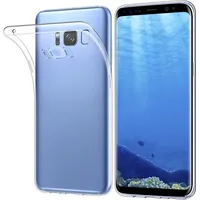 Fusion Ultra Back Case 0.3 mm Izturīgs Silikona Aizsargapvalks Priekš Samsung G955 Galaxy S8 Plus Caurspīdīgs Fsn-Bc-U03M-G955-Tr
