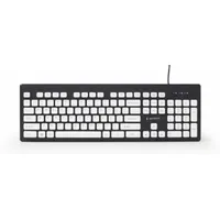Gembird Chocolate Keyboard Usb Us Black, White keys Kb-Ch-01