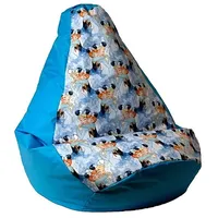 Go Gift Sako bag pouffe pear print blue - Frozen L 105 x 80 cm Art1206079