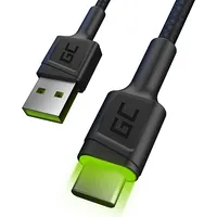 Green Cell Usb Male - Type-C Fast Charging with Led Diode 2M Kabgc13