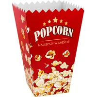 Gsg24 Kartona kaste priekš Popcorn 10.5X26.5X16Cm Maxi 5L 50Gab. K-Popc-Maxi
