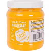 Gsg24 Krāsains cukurs kokvilnas konfektei dzeltens dabīgs konfektes aromāts 1Kg Cuk-Zol-1Kg