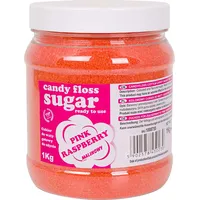 Gsg24 Krāsains cukurs kokvilnas konfektes rozā aveņu garšai 1Kg Cuk-Roz-Mal-1Kg