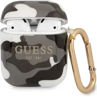 Guess Gua2Ucamg Airpods cover czarny black Camo Collection