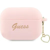 Guess Guap2Lschsp Airpods Pro 2 cover pink Silicone Charm Heart Collection Gue002658-0