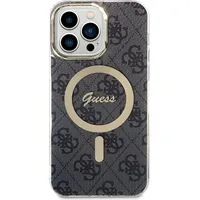 Guess Iml 4G Magsafe Case for iPhone 15 Pro Max Black Guhmp15Xh4Stk