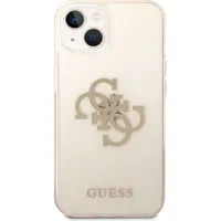 Guess Tpu Big 4G Full Glitter Case for iPhone 14 Plus Gold Guhcp14Mpcugl4Ggo