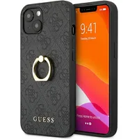 Guhcp13S4Gmrgr Guess Pu 4G Ring Case for iPhone 13 Mini Grey