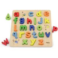 Izglītojoša Puzle Koka alfabēta burtu mīkla 50125