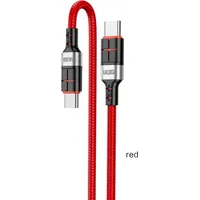 Kaku Siga Ksc-696 Usb-C - uzlādes kabelis 60W  120 cm sarkans Ksc696Reuc