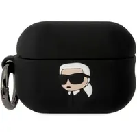 Karl Lagerfeld case for Airpods Pro 2 Klap2Runikk black 3D Silicone Nft