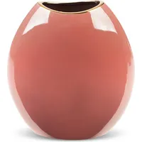 Keramikas vāze Sibel 06 14X7X16 tumši rozā zelts 387492