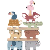 Koka Blocks Puzle Dzīvnieki Montessori 9 gab. Tk057N