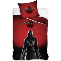 Kokvilnas gultas veļa 160X200 Assassins Creed sarkanā spēle Asm 163019 C 9259 110832