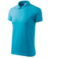 Malfini Single J. M Mli-20244 turquoise polo shirt