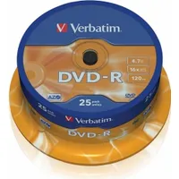 Matricas Dvd-R Azo Verbatim 4.7Gb 16X 25 pack Spindle 43522V