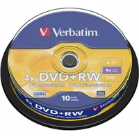 Matricas DvdRw Serl Verbatim 4.7Gb 4X 10 Pack Spindle 43488V