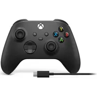 Microsoft Xbox Wireless Controller  Usb-C Cable Black Gamepad Analogue / Digital Pc, One, One S, X, Series X 1V8-00002
