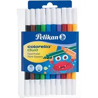 Pelikan Flomasteri Colorella Duo 10 krāsas 1-2Mm 973172