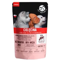 Petrepublic Pet Republic Junior Finely chopped veal - Wet dog food 100 g Art1177927