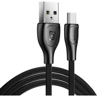 Remax Lesu Pro Usb - micro data charging cable 480 Mbps 2,1 A 1 m black Rc-160M
