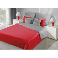 Satīna gultasveļa 200X220 Nova sarkans sudrabs, abpusējs 1162210