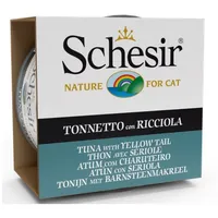Schesir It Cat Tuna with yellow tail, 85G - tuncis un dzeltenastes luciāns želejā Art964355